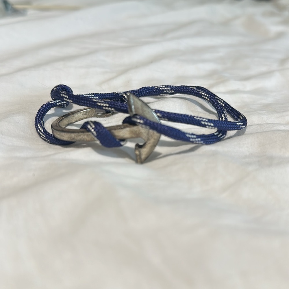Nautical Hitch Anchor Wrap Bracelet